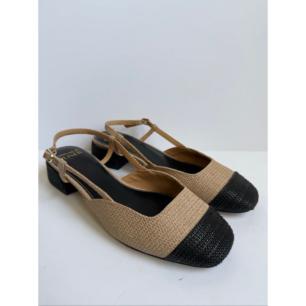 Donald Pliner Woven Slingback Revel Pump